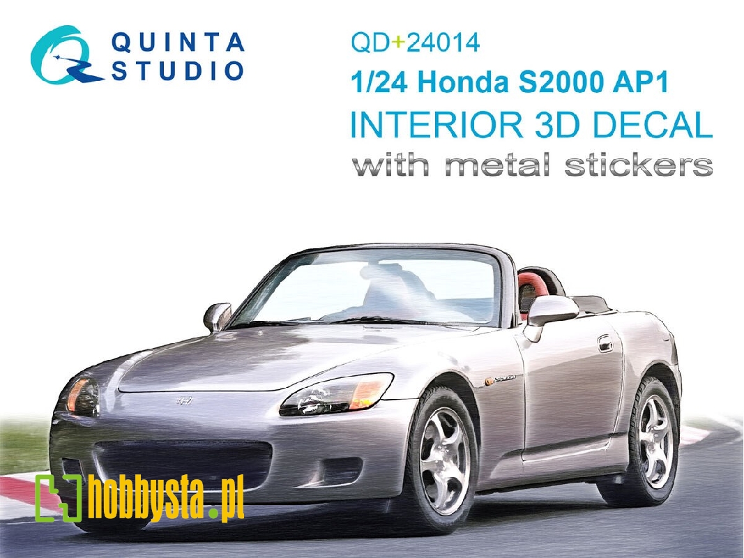 Honda S2000 Ap1 - 3d-printed & Coloured Interior On Decal Paper - image 1 Honda S2000 Ap1 - 3d-printed & Coloured Interior On Decal Paper - image 1
