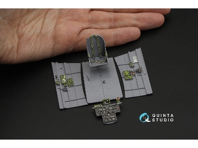 Curtiss H-75 Hawk - 3d-printed & Coloured Interior On Decal Paper  - image 5