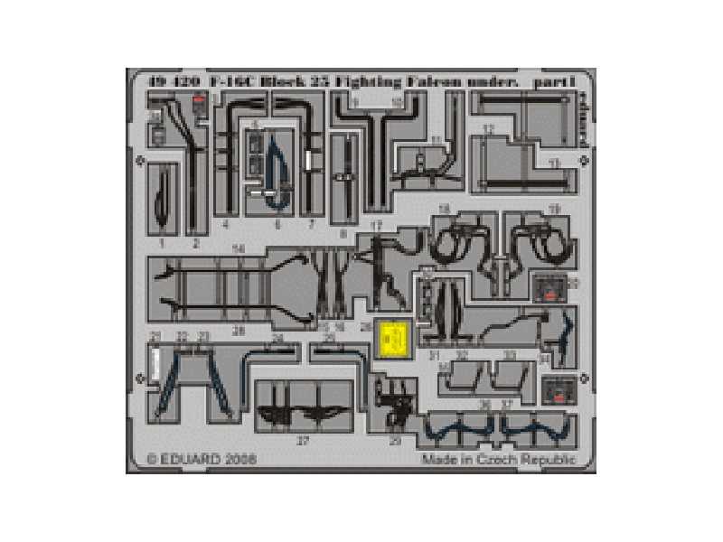 F-16C Block 25 undercarriage 1/48 - Tamiya - image 1