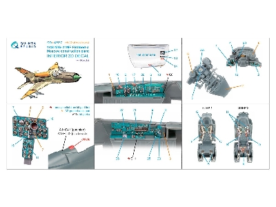 Mig-21 Mf Fishbed-j (Moscow Plant) - 3d-printed & Coloured Interior - image 8
