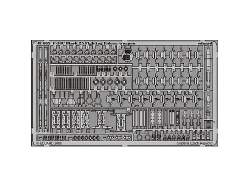 F-16C Block 25 weapon 1/48 - Tamiya - image 1