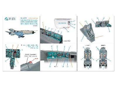 Mig-21 Mf Fishbed-j (Gorkiy Plant) - 3d-printed & Coloured Interior - image 8