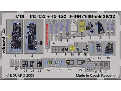 F-16C/ N Block 30/32 S. A. 1/48 - Tamiya - - image 1