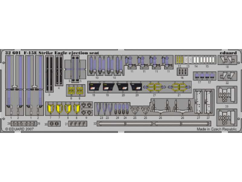 F-15E ejection seat 1/32 - Tamiya - image 1