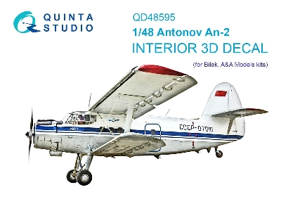 Antonov An-2 Colt - 3d-printed & Coloured Interior On Decal Paper  - image 1