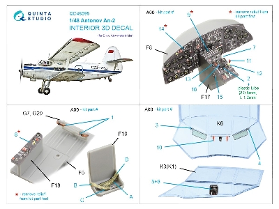 Antonov An-2 Colt - 3d-printed & Coloured Interior On Decal Paper  - image 10