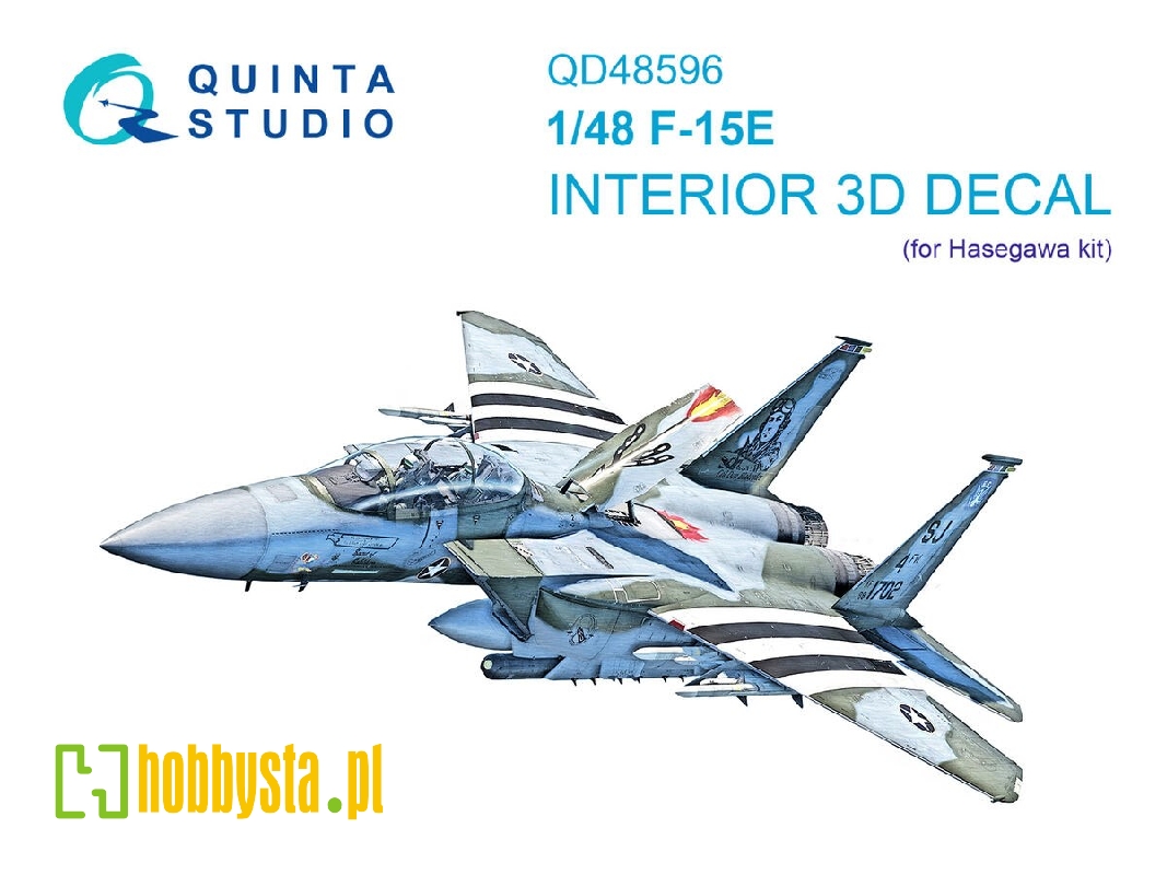 F-15 E Strike Eagle - 3d-printed & Coloured Interior On Decal Paper - image 1 F-15 E Strike Eagle - 3d-printed & Coloured Interior On Decal Paper - image 1