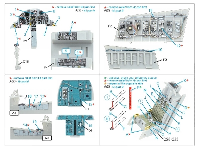 F-15 A / C Early / J Early - 3d-printed & Coloured Interior... - image 3
