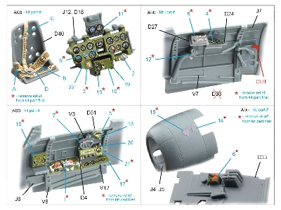 A6m5 Zero (Mitsubishi Production) - 3d-printed & Coloured Interior... - image 10