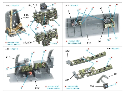 A6m2-k Zero - 3d-printed & Coloured Interior On Decal Paper (For Eduard Kits) - image 10