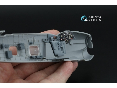 Fairey Barracuda Pilot's Cockpit - 3d-printed & Coloured Interior On Decal Paper... - image 5
