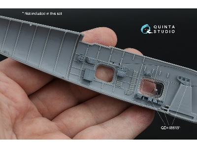 Fairey Barracuda Gunner Station - 3d-printed & Coloured Interior On Decal Paper... - image 5
