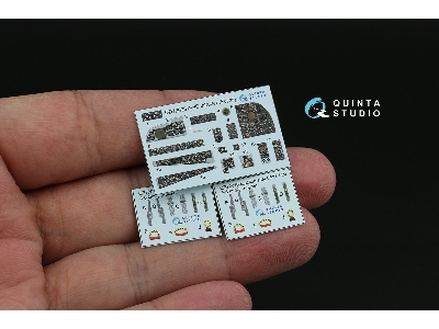 A-6 E Intruder - 3d-printed & Coloured Interior On Decal Paper (For Fujimi Kits) - image 2