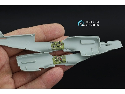 Cutiss P-40 N Warhawk -3d-printed & Coloured Interior On Decal Paper With 3d-printed Resin Parts (For Academy Kits) - image 6