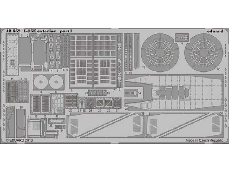 F-15E exterior 1/48 - Academy Minicraft - image 1