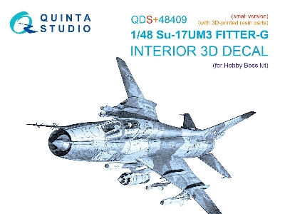 Su-17um3 - 3d-printed & Coloured Interior On Decal Paper With 3d-printed Resin Parts (For Hobby Boss / Small Version) - image 1