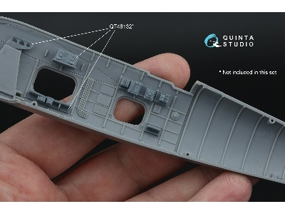 Fairey Barracuda Gunner Station - 3d-printed Resin Parts (For Trumpeter Kits) - image 6