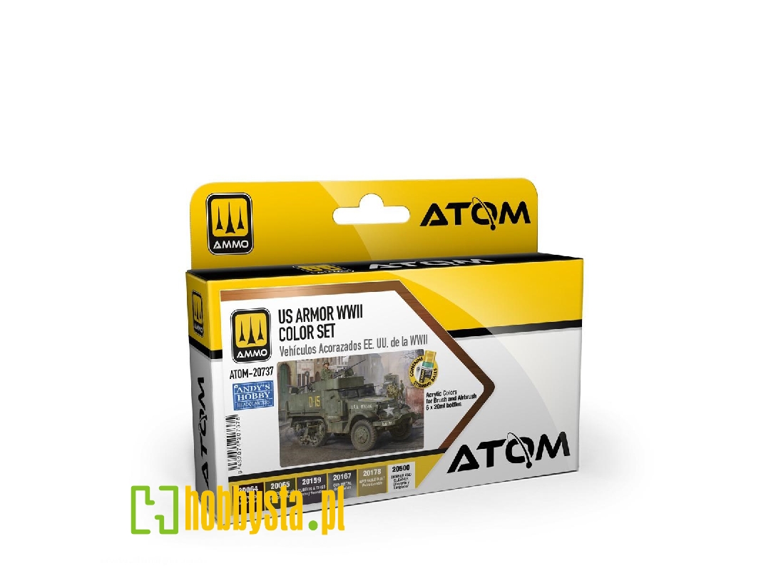 A.Mig 20737 Atom Us Armor Wwii Colors Set - image 1 A.Mig 20737 Atom Us Armor Wwii Colors Set - image 1