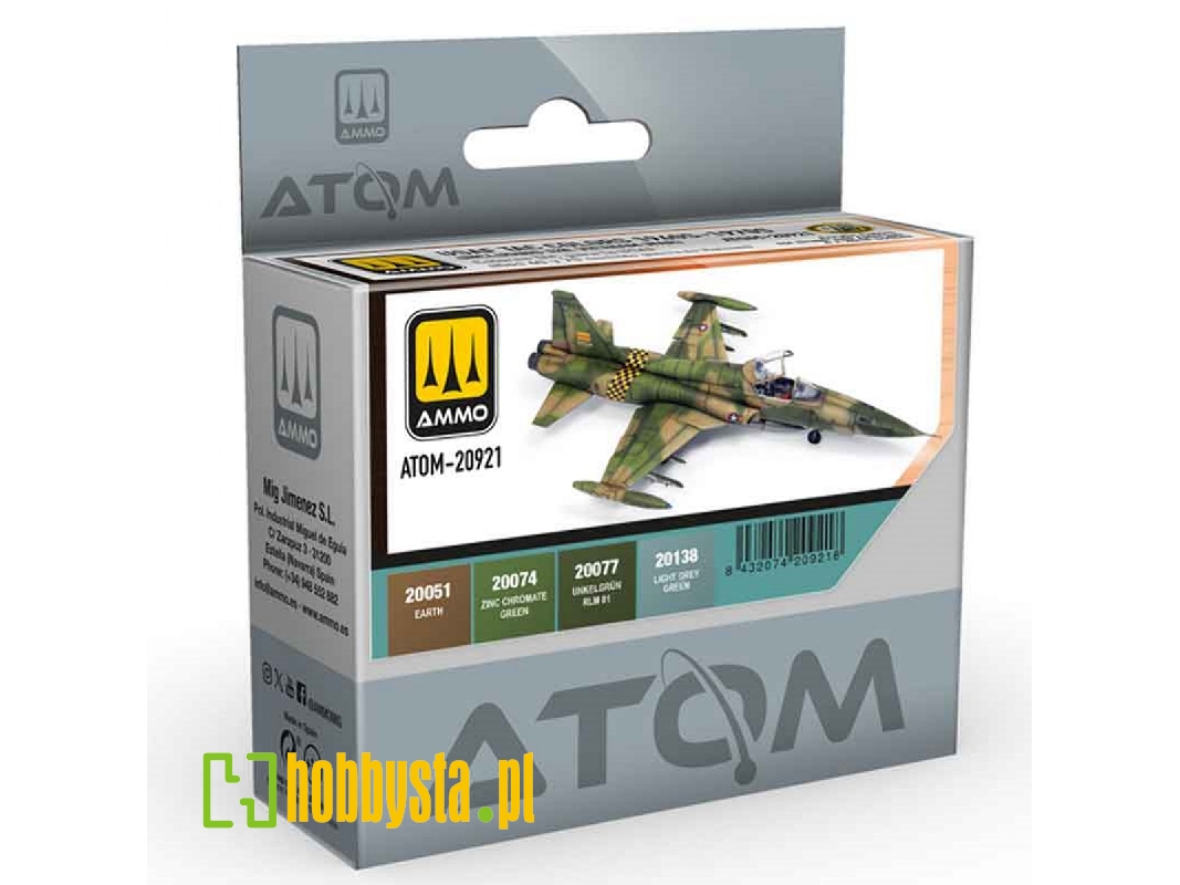 A.Mig 20921 Atom 60s-70s Usaf Tac Colors Set - image 1 A.Mig 20921 Atom 60s-70s Usaf Tac Colors Set - image 1