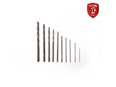 Set #3 Of 10 Modelling Drill Bits (0,5 - 3,0 Mm) - image 2