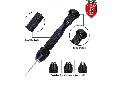 Precision Mini Hand Drill With Non-slip Handle - image 2