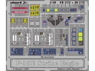 F-15E interior 1/48 - Hasegawa - image 1