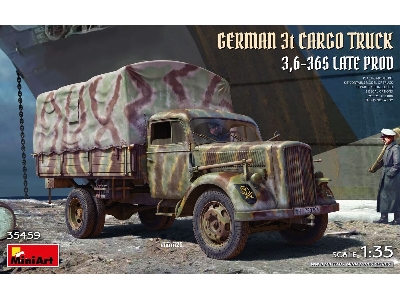 German 3t Cargo Truck 3,6-36s Late Prod - image 1