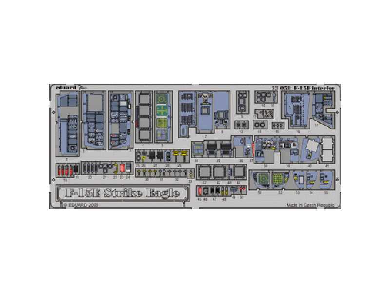 F-15E interior S. A. 1/32 - Tamiya - image 1