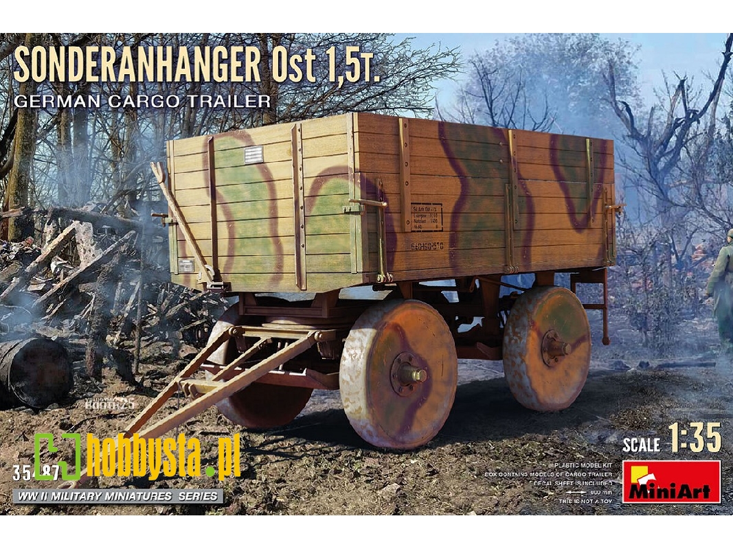 Sonderanhanger Ost 1.5t. German Cargo Trailer - image 1 Sonderanhanger Ost 1.5t. German Cargo Trailer - image 1