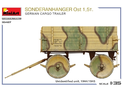 Sonderanhanger Ost 1.5t. German Cargo Trailer - image 2
