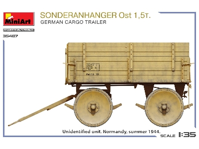Sonderanhanger Ost 1.5t. German Cargo Trailer - image 16