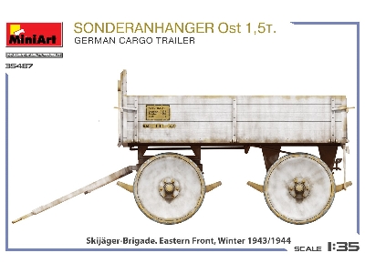 Sonderanhanger Ost 1.5t. German Cargo Trailer - image 17