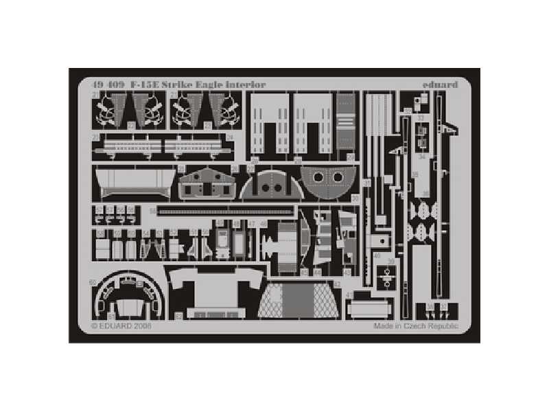 F-15E interior S. A. 1/48 - Academy Minicraft - image 1