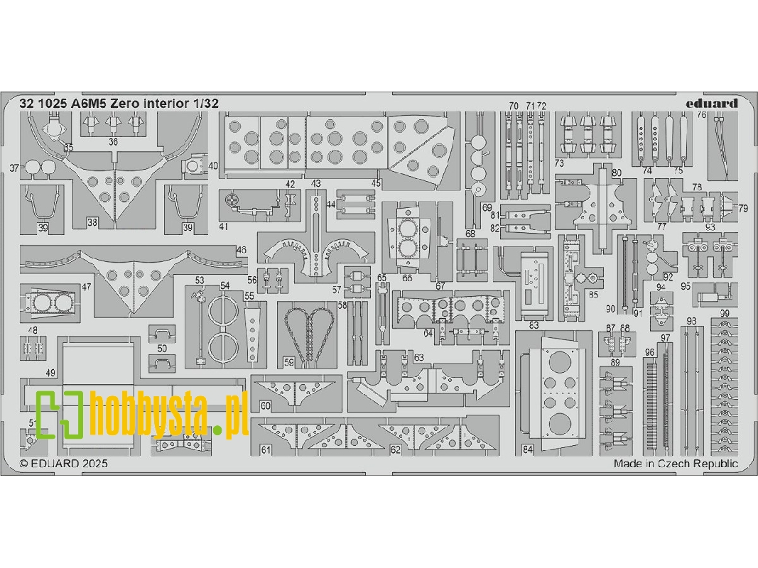 A6M5 Zero interior 1/32 - TAMIYA - image 1