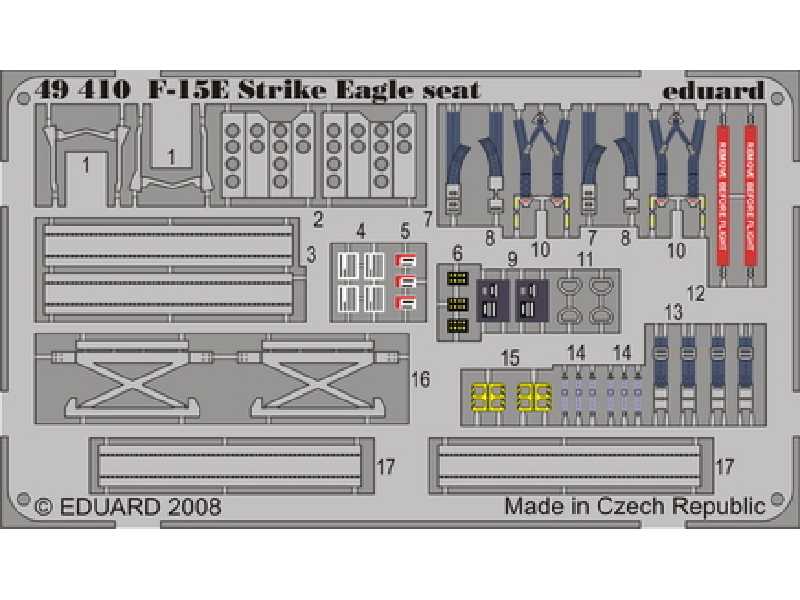 F-15E seat 1/48 - Academy Minicraft - image 1