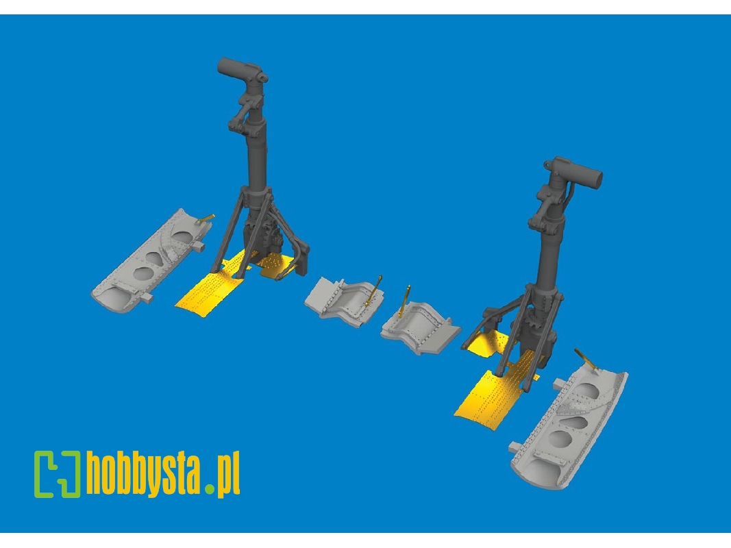 P-40E undercarriage legs PRINT 1/48 - EDUARD - image 1 P-40E undercarriage legs PRINT 1/48 - EDUARD - image 1