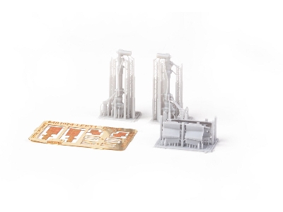 P-40E undercarriage legs PRINT 1/48 - EDUARD - image 4
