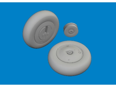 Lysander wheels 1/48 - AIRFIX - image 1