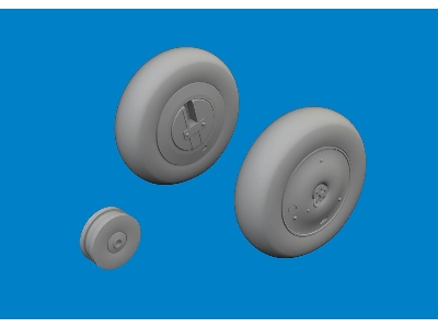 Lysander wheels 1/48 - AIRFIX - image 2