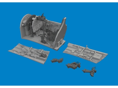 P-40E cockpit w/  late seat PRINT 1/48 - EDUARD - image 2