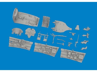 P-40E cockpit w/  late seat PRINT 1/48 - EDUARD - image 3