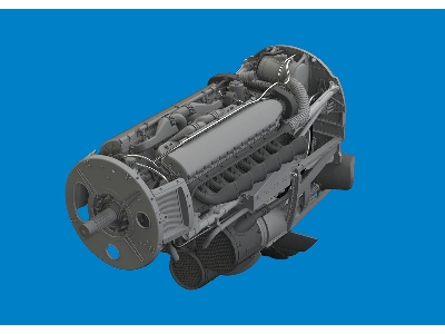 P-40N engine PRINT 1/48 - EDUARD - image 1