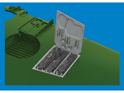 P-40N gun bays (6 guns) PRINT 1/48 - EDUARD - image 3