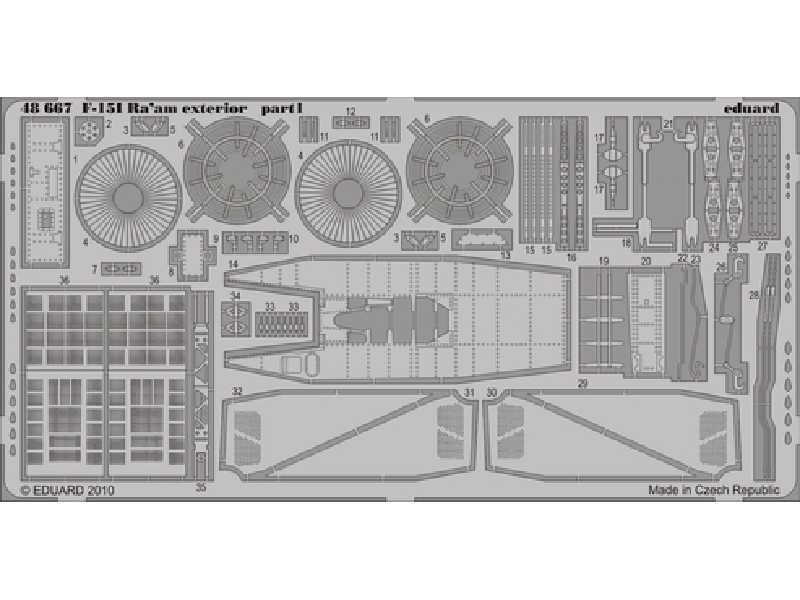 F-15I Ra&#039;aM exterior 1/48 - Academy Minicraft - image 1