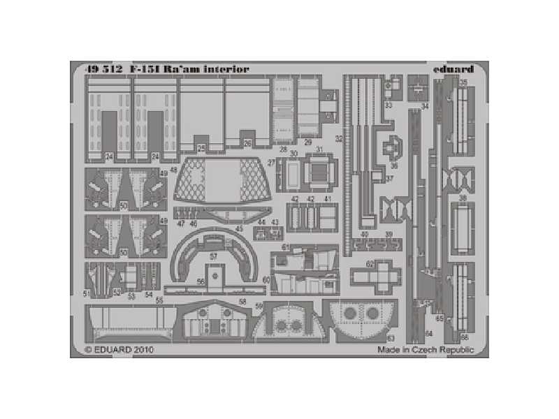 F-15I Ra&#039;aM interior S. A. 1/48 - Academy Minicraft - image 1