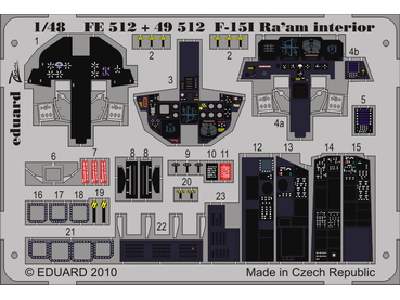 F-15I Ra&#039;aM interior S. A. 1/48 - Academy Minicraft  - image 1