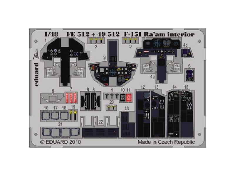 F-15I Ra&#039;aM interior S. A. 1/48 - Academy Minicraft  - image 1