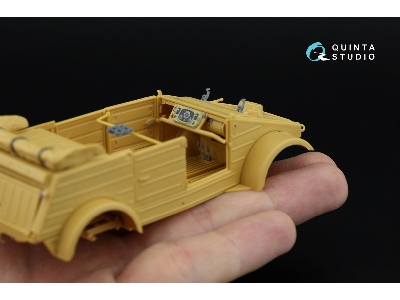 Kubelwagen Type 82 3d-printed & Coloured Interior On Decal Paper (Hero) (With 3d-printed Resin Parts) - image 4