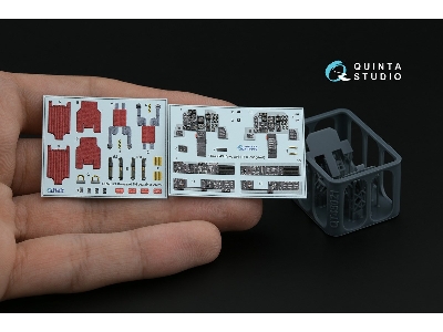 Kawasaki T-4 3d-printed & Coloured Interior On Decal Paper (Hasegawa) (With 3d-printed Resin Parts) - image 2
