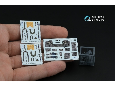 Lynx Ah-7 3d-printed & Coloured Interior On Decal Paper (Airfix) (With 3d-printed Resin Parts) - image 2